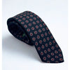 Polo Ralph Lauren Wool Tie Handmade USA Vintage Navy Paisley Dot England