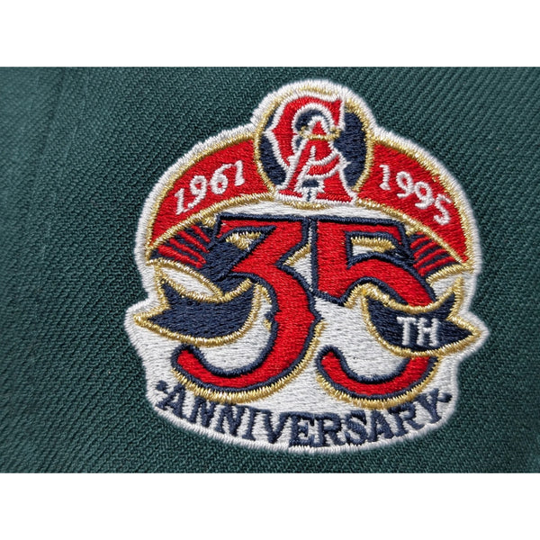 Los Angeles Angels 35th Anniversary New Era Fitted Hat 7 5/8 Sports World 165