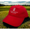 The Ritz-Carlton Grand Cayman Ahead Performance Hat Red Adjustable Golf Cap EUC