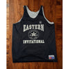 Converse Eastern Invitational Reversible Basketball Jersey 2XL Black USA Vintage