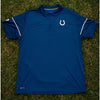 Indianapolis Colts Nike Dri-FIT Polo Shirt Men's XL Blue NFL Training NWOT