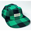 Fiddlehead Brewing Company Shelburne VT Decky 984 Plaid 5 Panel Cap EUC