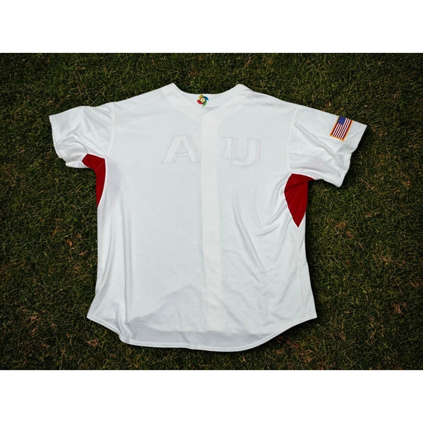 Team USA 2006 WBC Jersey Majestic Authentic Sewn USA Sz 60 (3XL) White MLB