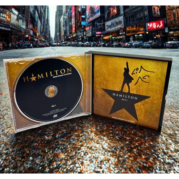 Lin-Manuel Miranda Signed Hamilton Original Broadway Cast Recording Autograph