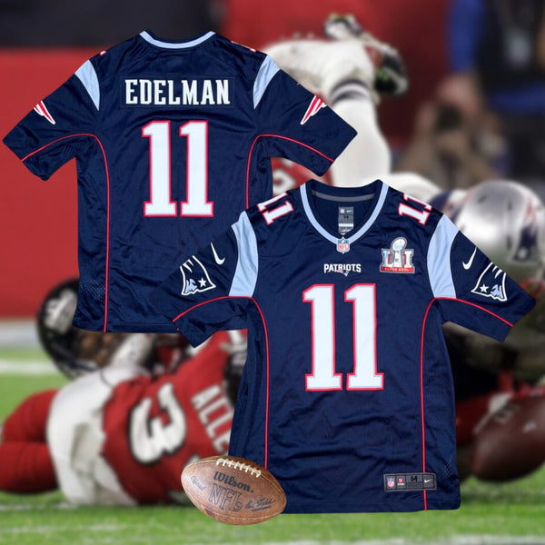 Julian Edelman New England Patriots Super Bowl LI 51 Nike On Field Jersey M NWT