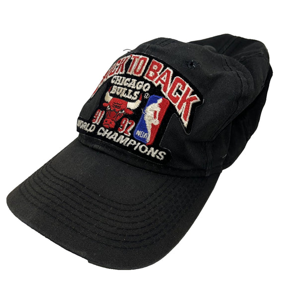 Chicago Bulls Back To Back 91 92 Champs Snapback Sports Specialties VTG Hat