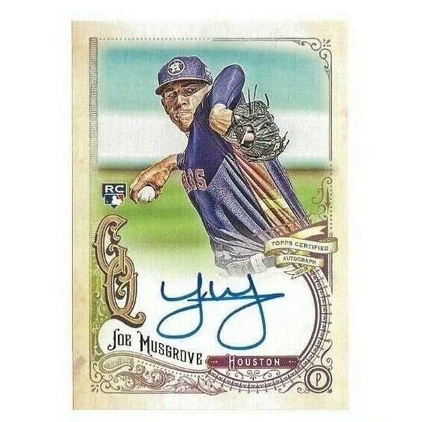 Joe Musgrove 2017 Topps Gypsy Queen Auto Rookie Houston Astros No Hitter MLB