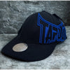Tapout Y2K Hat Cap Black Blue Embroidered Logo L/XL Flex UFC MMA NWT