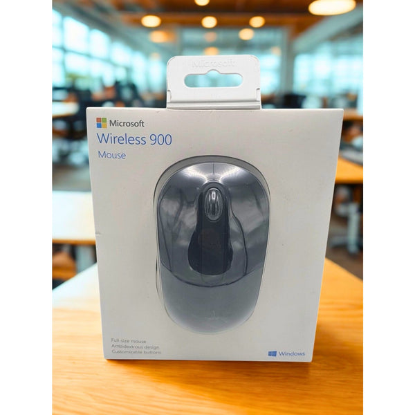 Microsoft Wireless 900 Mouse Black USB Full Size Ambidextrous PW4-00001 Sealed