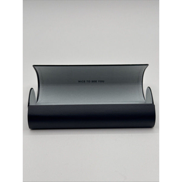 Warby Parker Glasses Hard Case Navy Blue Clamshell EUC Case Only