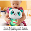 Fisher-Price Linkimals Play Together Panda Plush Learning Toy Lights Sounds 9M+