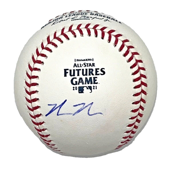 Max Meyer Autographed 2021 All Star Futures Game Baseball Miami Marlins Star
