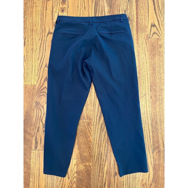 Lululemon Commission Pant Warpstreme Navy Slim Trousers Men's 33x26 NWOT
