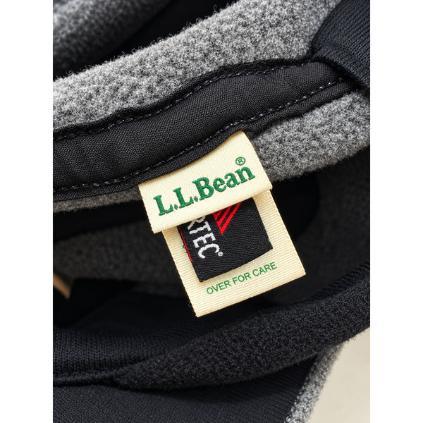 L.L.Bean Vintage 90s Polartec Fleece Trapper Hat S/M Gray Made in USA OHM89