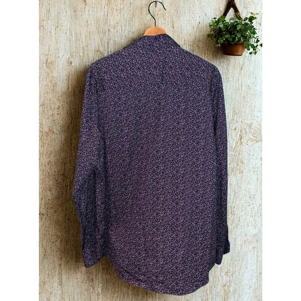 Bugatchi OoohCotton Tech 8-Way Stretch Shirt Sz. L Orchid Button Up Long Sleeve