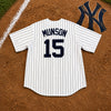 New York Yankees Thurman Munson #15 Majestic Cooperstown Jersey Mens XL NWT USA