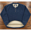 L.L.Bean Katahdin Iron Works Bonded Waffle Sherpa Fleece Henley Shirt Men's M