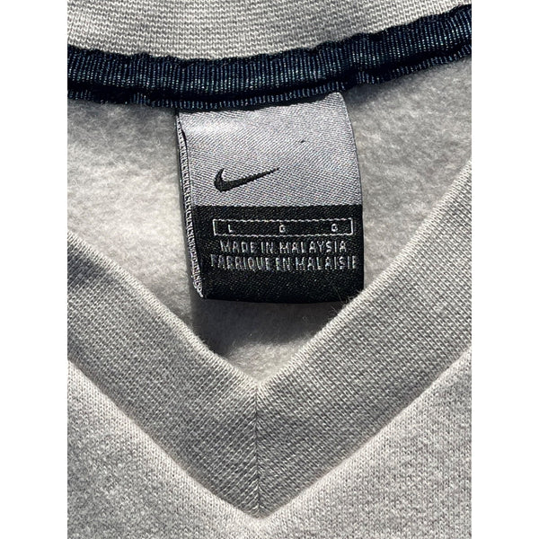 Nike 600 Grey Long Sleeve Sweatshirt Y2K 90s 2000s Made in Malaysia L Vintage