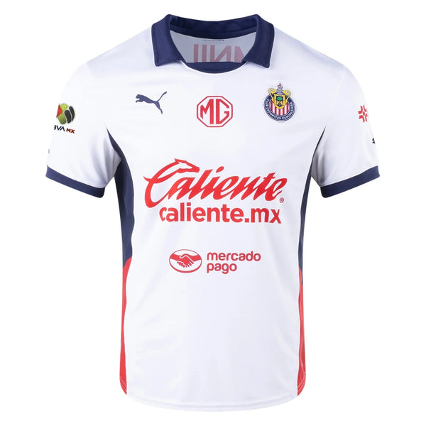 Puma Men’s Chivas de Guadalajara 2024/25 Authentic Away Jersey Red/White Sz. XL