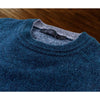 Raffi 100% Cashmere Crew Neck Sweater Blue Green Men’s Size M Luxury Knit
