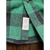 Schott Bros NYC Buffalo Check Flannel Shirt Men's M Green Black Cotton Workwear