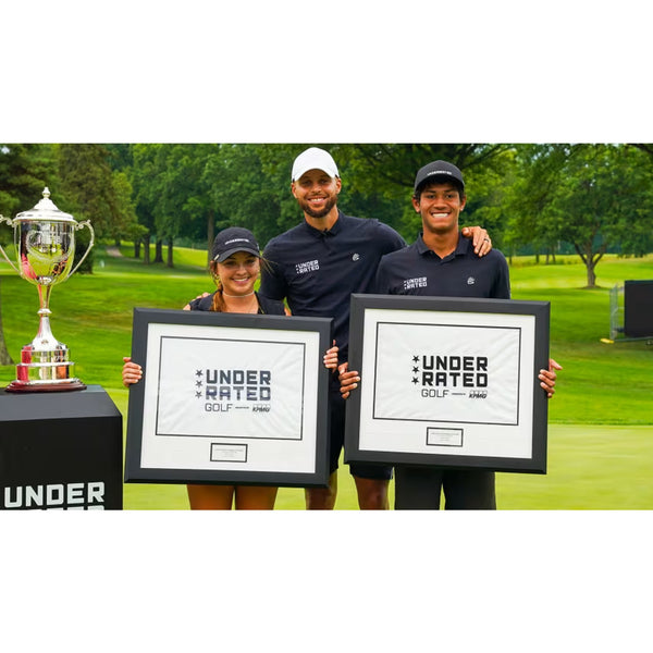 Steph Curry Underrated Golf Crewneck Sweatshirt Blue 2XL NWOT Rare Player Gift