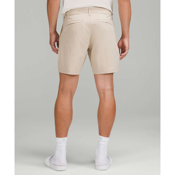 Lululemon Commission Short Relaxed 7" ABC Warpstreme Khaki 32 Men's NWOT