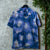 Tommy Bahama Bamboo Floral Camp Shirt Blue Hawaiian Button Up Men's XL Cotton
