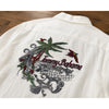 Tommy Bahama Mens XLT 100% Linen Embroidered Back Button Down Shirt White NWOT