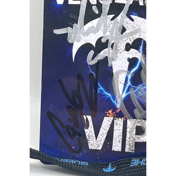 Queensryche Signed VIP Pass Ticket Volume & Vengeance Tour 2025 Grillo Wilton EJ