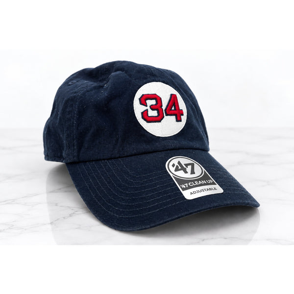 Boston Red Sox David Ortiz Big Papi #34 Retirement ‘47 Clean Up Hat Navy NWT