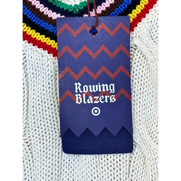 Rowing Blazers x Target Croquet Stripe Cable Knit Sweater Unisex XS NWT Sold Out