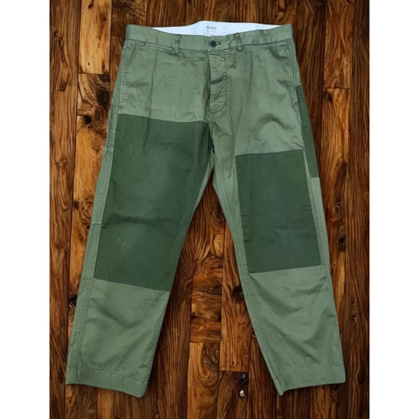Todd Snyder Patchwork Baker Pants Utility Fatigue Carpenter Olive 34x30 Rare