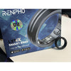 Renpho Lynx Smart Ring Size 8 Black Health Fitness Tracker w/ Charging Case NIB