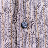 Ermenegildo Zegna Sport Floral Stripe Button Down Shirt Mens M Cotton Romania