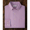 Peter Millar Crown Sport Summer Comfort Ashbury Plaid Performance Shirt Sz M