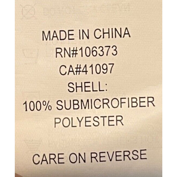 Zero Restriction Spring Lake Golf Vest Sz. L Houndstooth Microsuede 1/4 Snap