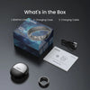 Renpho Lynx Smart Ring Size 8 Black Health Fitness Tracker w/ Charging Case NIB
