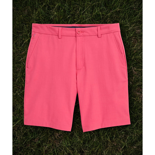 Vineyard Vines On-The-Go Shorts 42 Red Performance 9 Inch Stretch Golf EUC