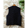 J.Crew Oarsman Quilted Vest Black White Lined Men’s S Made in Korea Nylon Vtg.