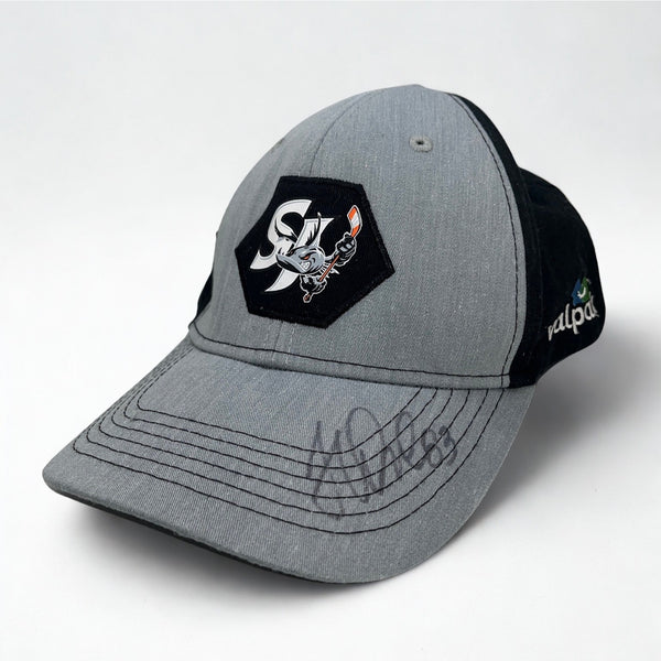 San Jose Barracuda AHL Hockey Hat Signed Autographed Adjustable Cap