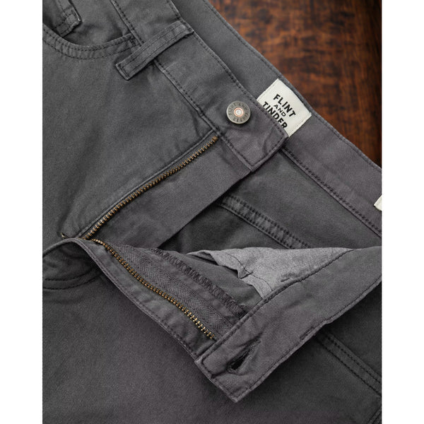 Flint and Tinder 365 5-Pocket Pants Jeans 31x32 Slim Fit Charcoal Stretch Denim