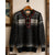 Dale of Norway Setesdal Lusekofte Pullover Sweater Sz. M Black White 100% Wool