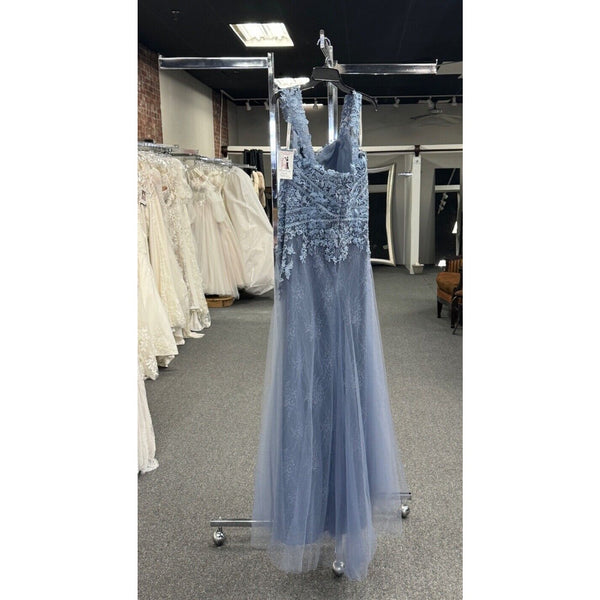 Cameron Blake 220646 Mother of the Bride Dress Delphinuim Sz. 14 (Sample)