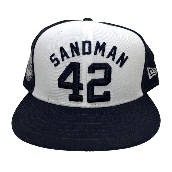 Mariano Rivera New York Yankees MLB HOF Sandman 42 Hat New Era Sz. 8 Fitted 59Fifty