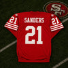 San Francisco 49ers Deion Sanders 1994 Authentic Wilson Pro Line Jersey 46 EUC