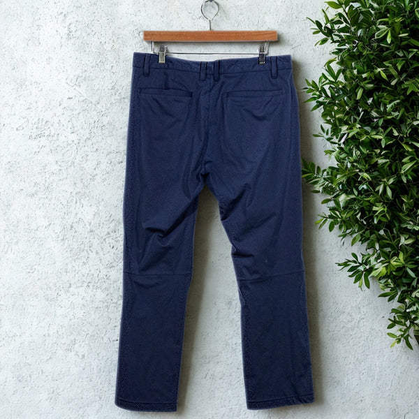 Rhone Commuter Classic Pant Blue 33x27 Performance Stretch Golf Chino NWOT
