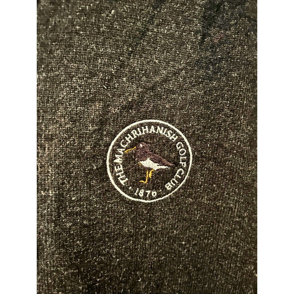 Glenbrae Machrihanish Golf Club Sweater XL Lambswool V-Neck Top 100 Course