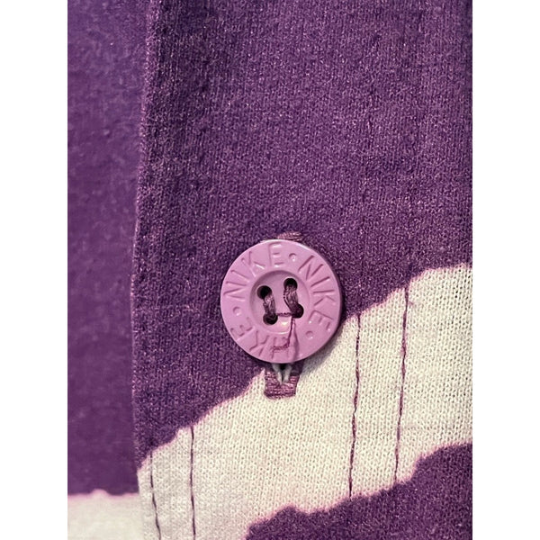 Nike Challenge Court Andre Agassi Purple Voltage Polo Shirt Mens L 1991 Vintage