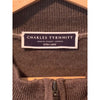 Charles Tyrwhitt Merino Wool 1/4 Zip Sweater Mens XL Brown Extra Fine Pullover